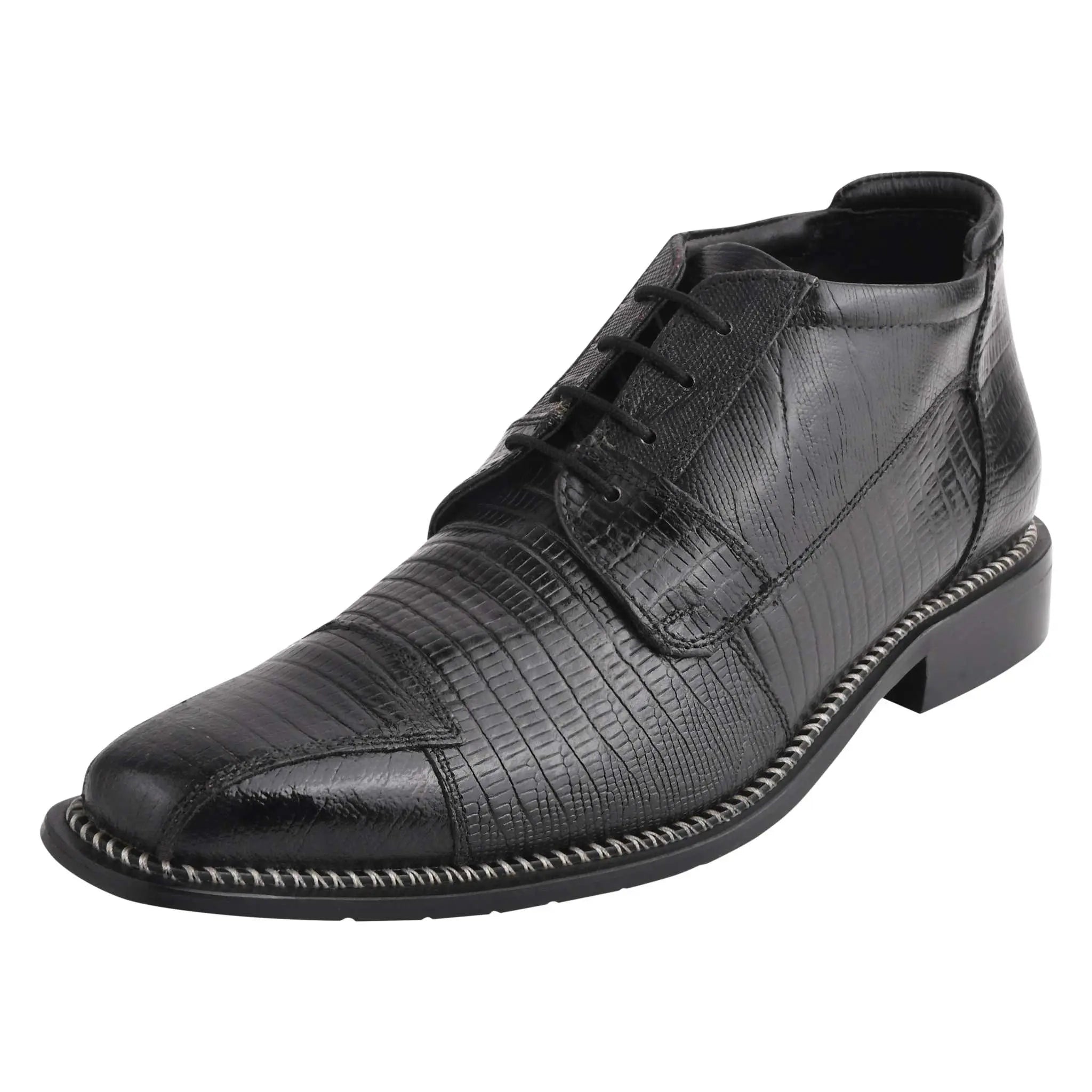 Foxx Leather Lace-Up Boots - MENLL